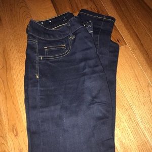 Dark Wash Stretchy Skinny Jeans